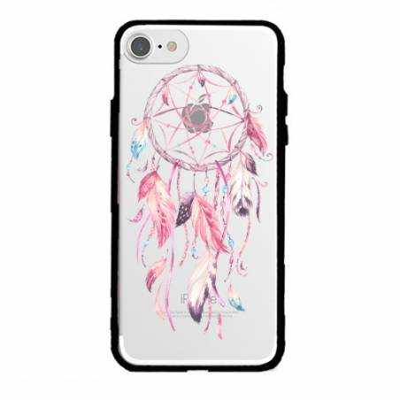 Coque transparente magnetique Apple Iphone 6 / 6s feminine attrape reve rose