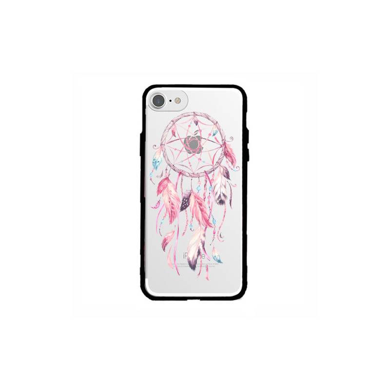 Coque transparente magnetique Apple Iphone 6 / 6s feminine attrape reve rose