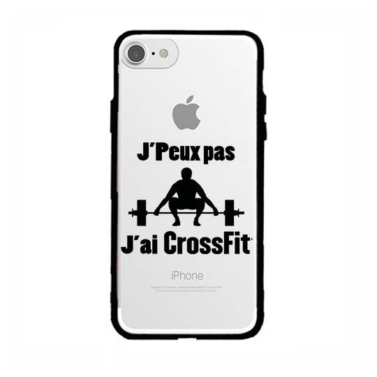 Coque transparente magnetique Apple Iphone 6 / 6s jpeux pas jai crossfit