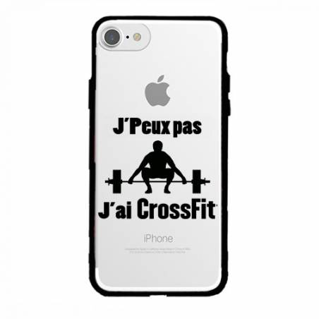 Coque transparente magnetique Apple Iphone 6 / 6s jpeux pas jai crossfit
