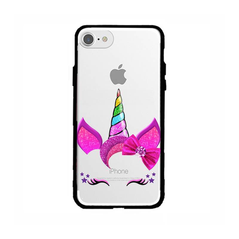 Coque transparente magnetique Apple Iphone 6 / 6s Licorne paillette