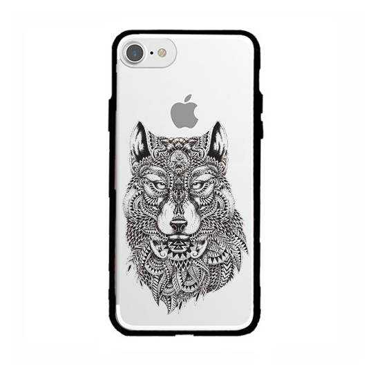 Coque transparente magnetique Apple Iphone 6 / 6s loup