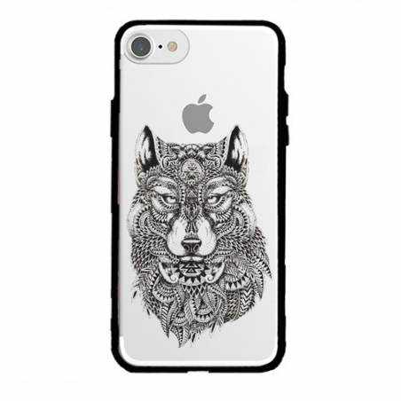 Coque transparente magnetique Apple Iphone 6 / 6s loup