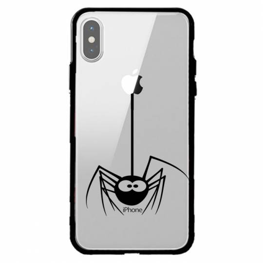 Coque transparente magnetique Apple Iphone X / XS Araignee