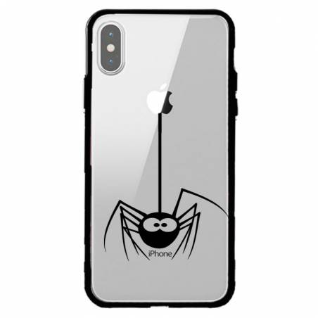 Coque transparente magnetique Apple Iphone X / XS Araignee