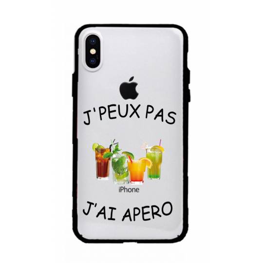 Coque transparente magnetique Apple Iphone X / XS jpeux pas jai apero