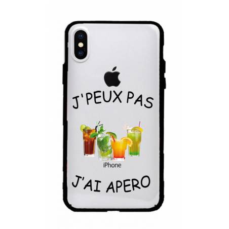 Coque transparente magnetique Apple Iphone X / XS jpeux pas jai apero