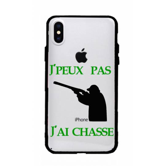 Coque transparente magnetique Apple Iphone X / XS jpeux pas jai chasse