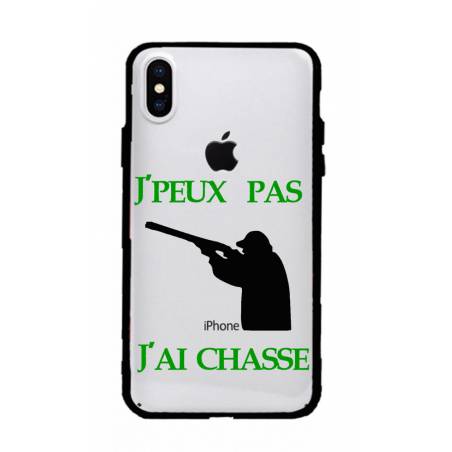 Coque transparente magnetique Apple Iphone X / XS jpeux pas jai chasse