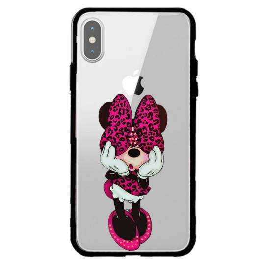 Coque transparente magnetique Apple Iphone X / XS noeud papillon