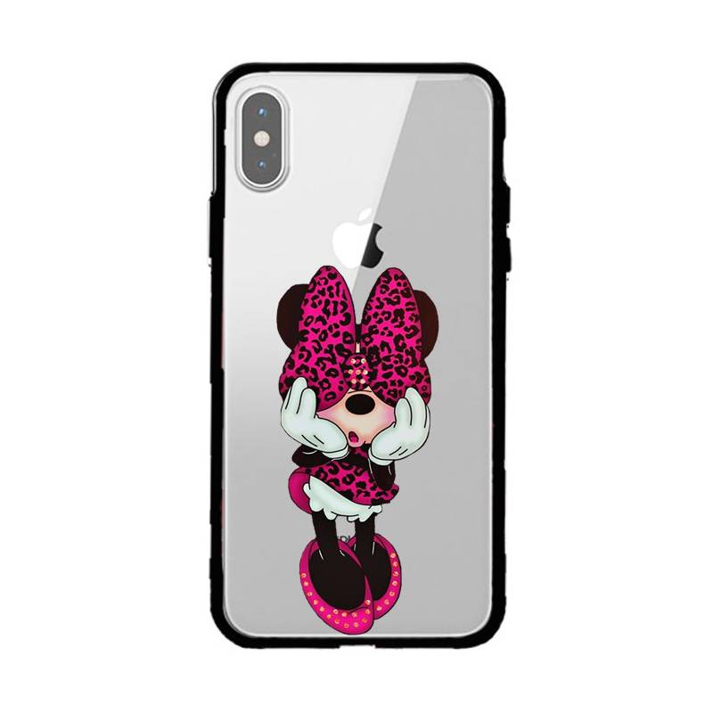 Coque transparente magnetique Apple Iphone X / XS noeud papillon