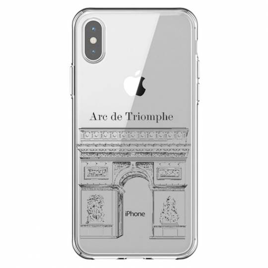 Coque transparente Iphone XR Arc triomphe