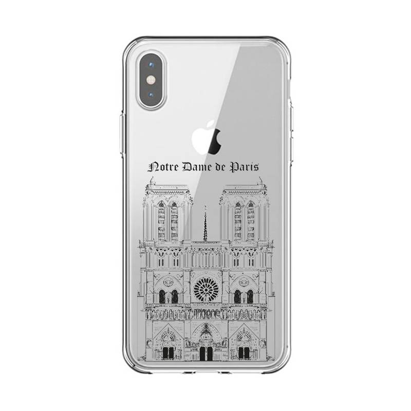 Coque transparente Iphone XR Notre Dame Paris