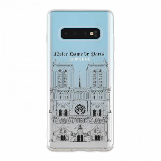 Coque transparente Samsung Galaxy S10 Plus Notre Dame Paris