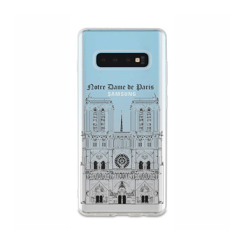Coque transparente Samsung Galaxy S10 Plus Notre Dame Paris