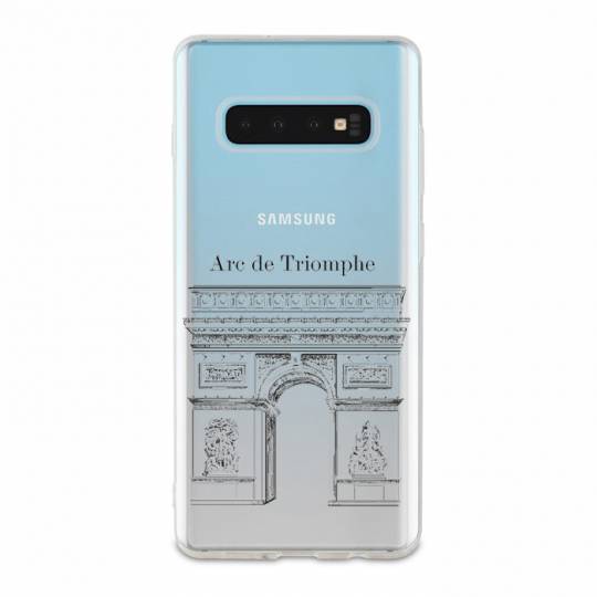 Coque transparente Samsung Galaxy S10 Arc triomphe
