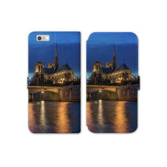 RV Housse cuir portefeuille Iphone 7 Monument