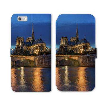 RV Housse cuir portefeuille Iphone 6 / 6s Monument