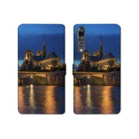 RV Housse cuir portefeuille Huawei P30 PRO Monument