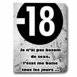 Housse portefeuille Samsung Galaxy TAB A (2018) - T590 Humour