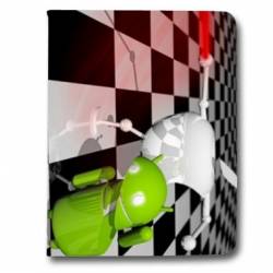 Housse portefeuille Samsung Galaxy TAB A (2018) - T590 apple vs android