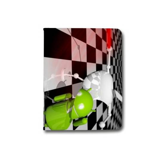 Housse portefeuille Samsung Galaxy TAB A (2018) - T590 apple vs android