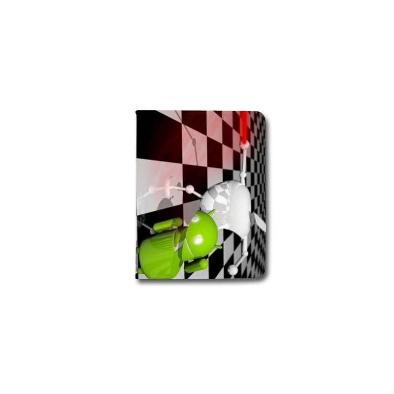 Housse portefeuille Samsung Galaxy TAB A (2018) - T590 apple vs android