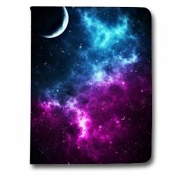 Housse portefeuille Samsung Galaxy TAB A (2018) - T590 Espace Univers Galaxie