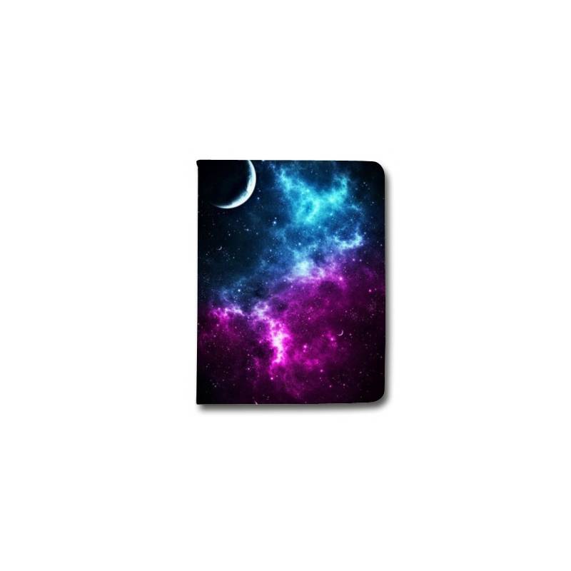 Housse portefeuille Samsung Galaxy TAB A (2018) - T590 Espace Univers Galaxie