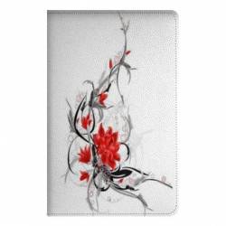 Housse portefeuille Samsung Galaxy TAB A (2018) - T590 fleurs