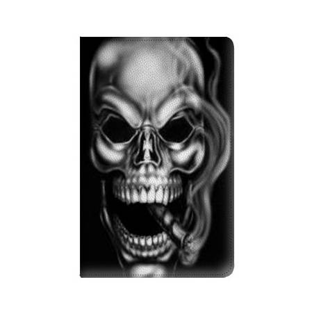 Housse portefeuille Samsung Galaxy TAB A (2018) - T590 tete de mort