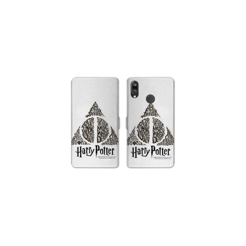 RV Housse cuir portefeuille Samsung Galaxy A40 WB License harry potter pattern