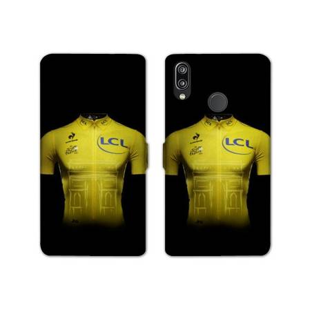 RV Housse cuir portefeuille Samsung Galaxy A40 Cyclisme