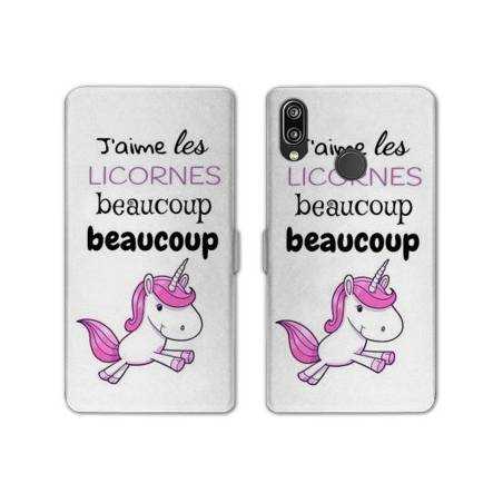 RV Housse cuir portefeuille Samsung Galaxy A40 Decale