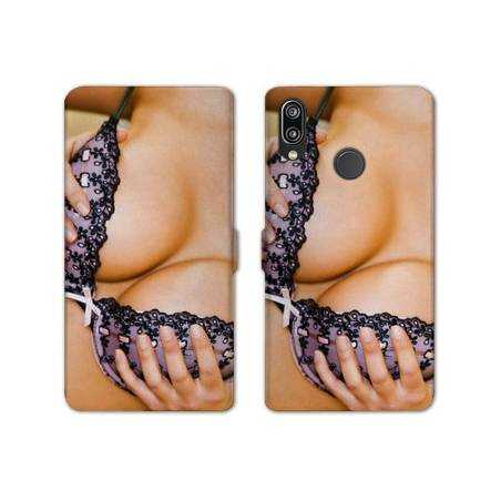 RV Housse cuir portefeuille Samsung Galaxy A40 Sexy