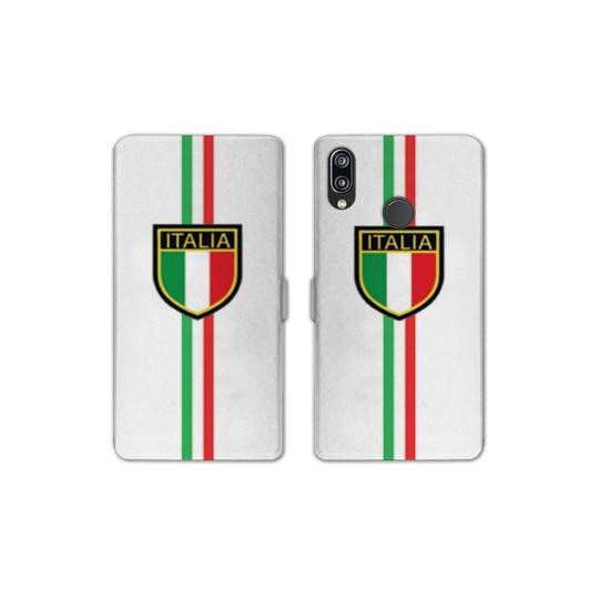 RV Housse cuir portefeuille Samsung Galaxy A40 Italie