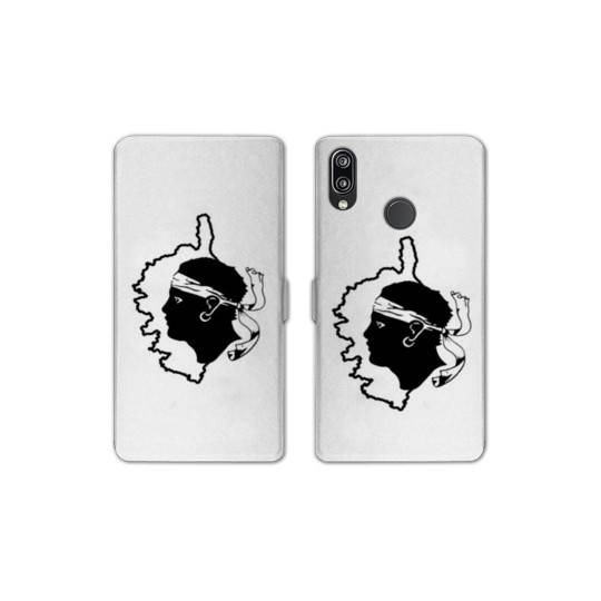 RV Housse cuir portefeuille Samsung Galaxy A40 Corse