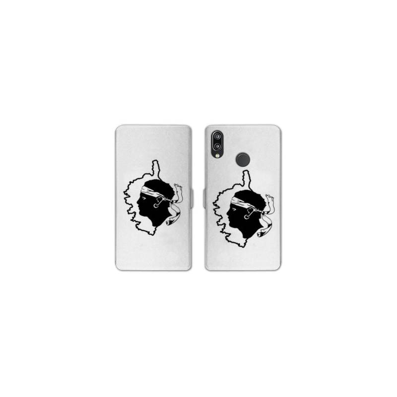 RV Housse cuir portefeuille Samsung Galaxy A40 Corse