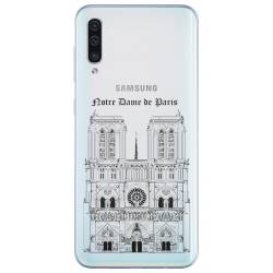 Coque transparente Samsung Galaxy A50 Notre Dame Paris