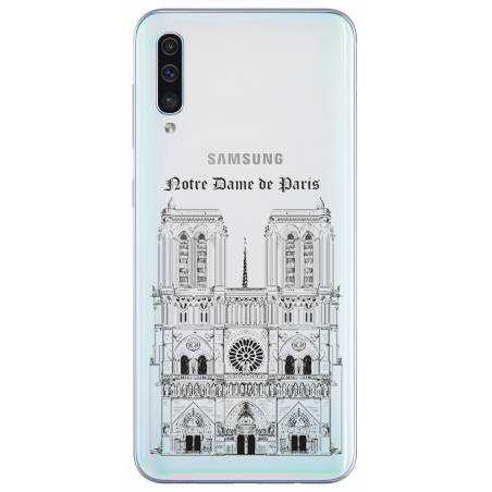 Coque transparente Samsung Galaxy A50 Notre Dame Paris
