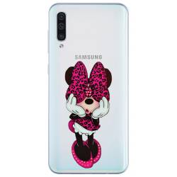 Coque transparente Samsung Galaxy A50 noeud papillon