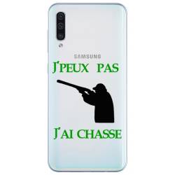 Coque transparente Samsung Galaxy A50 jpeux pas jai chasse