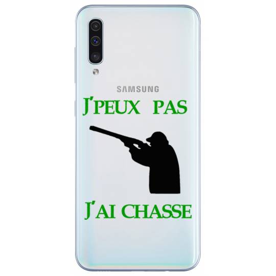 Coque transparente Samsung Galaxy A50 jpeux pas jai chasse