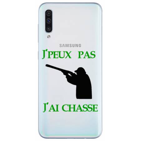 Coque transparente Samsung Galaxy A50 jpeux pas jai chasse