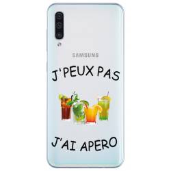 Coque transparente Samsung Galaxy A50 jpeux pas jai apero