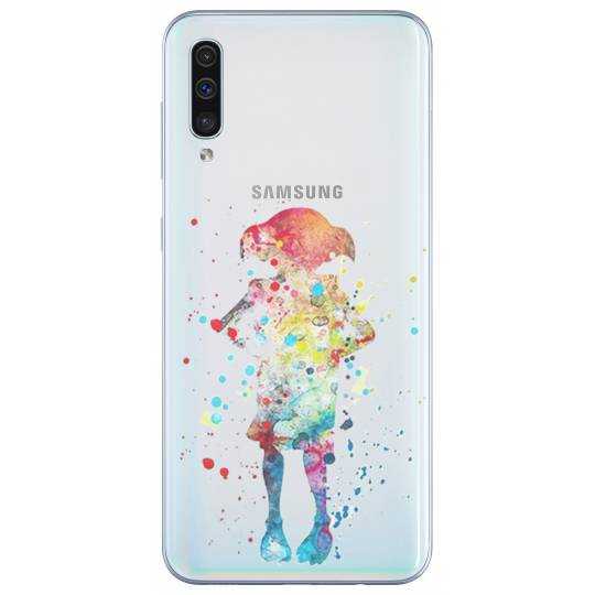 Coque transparente Samsung Galaxy A50 Dobby colore