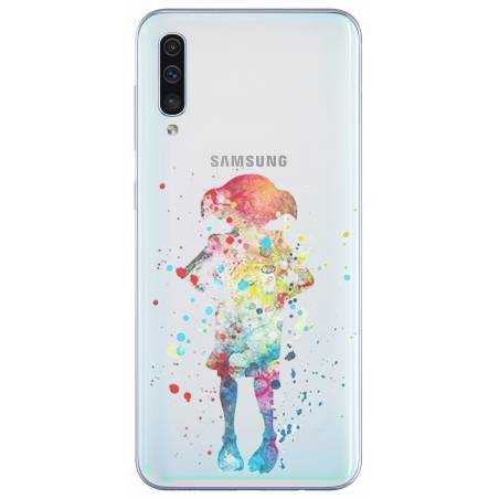 Coque transparente Samsung Galaxy A50 Dobby colore
