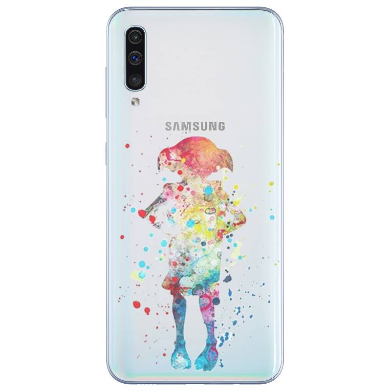 Coque transparente Samsung Galaxy A50 Dobby colore