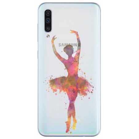 Coque transparente Samsung Galaxy A50 Danseuse etoile