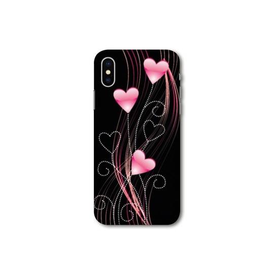 Coque Samsung Galaxy A10 Cœur rose Montant
